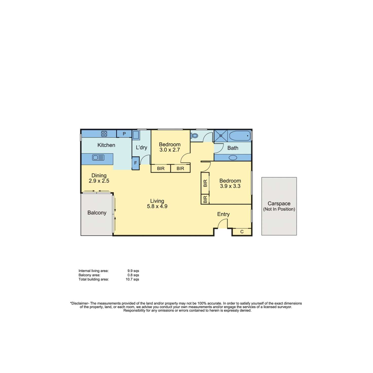 Floorplan of Homely apartment listing, 4/47 Spray Street, Mornington VIC 3931