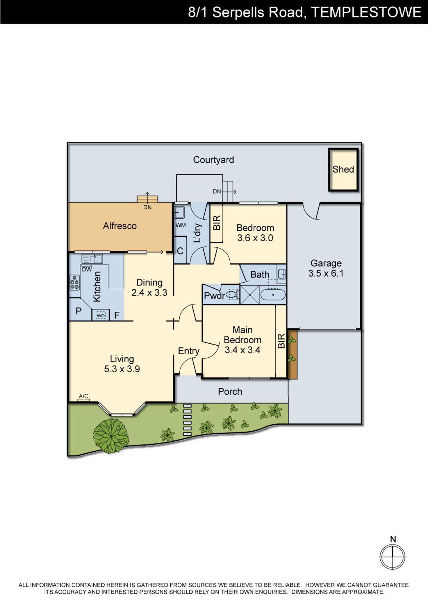 Floorplan of Homely unit listing, 8/1 Serpells Road, Templestowe VIC 3106