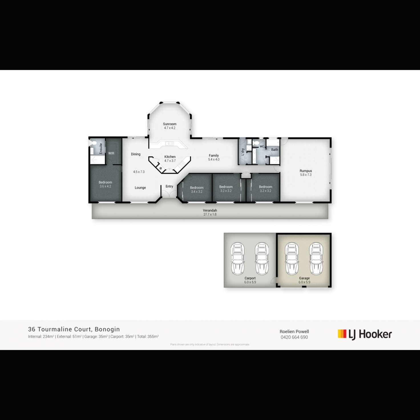 Floorplan of Homely acreageSemiRural listing, 36 Tourmaline Court, Bonogin QLD 4213