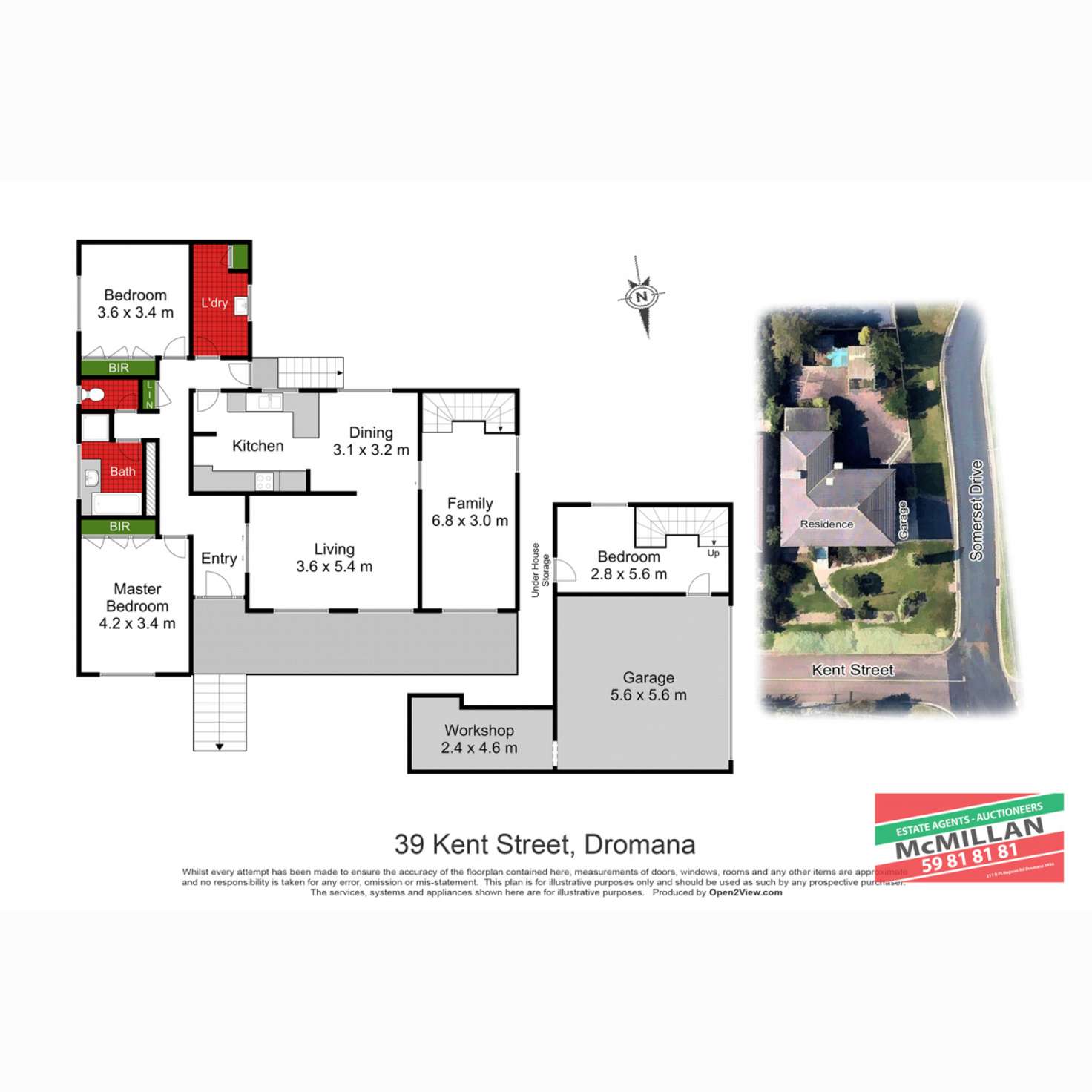 Floorplan of Homely house listing, 39 Kent Street, Dromana VIC 3936