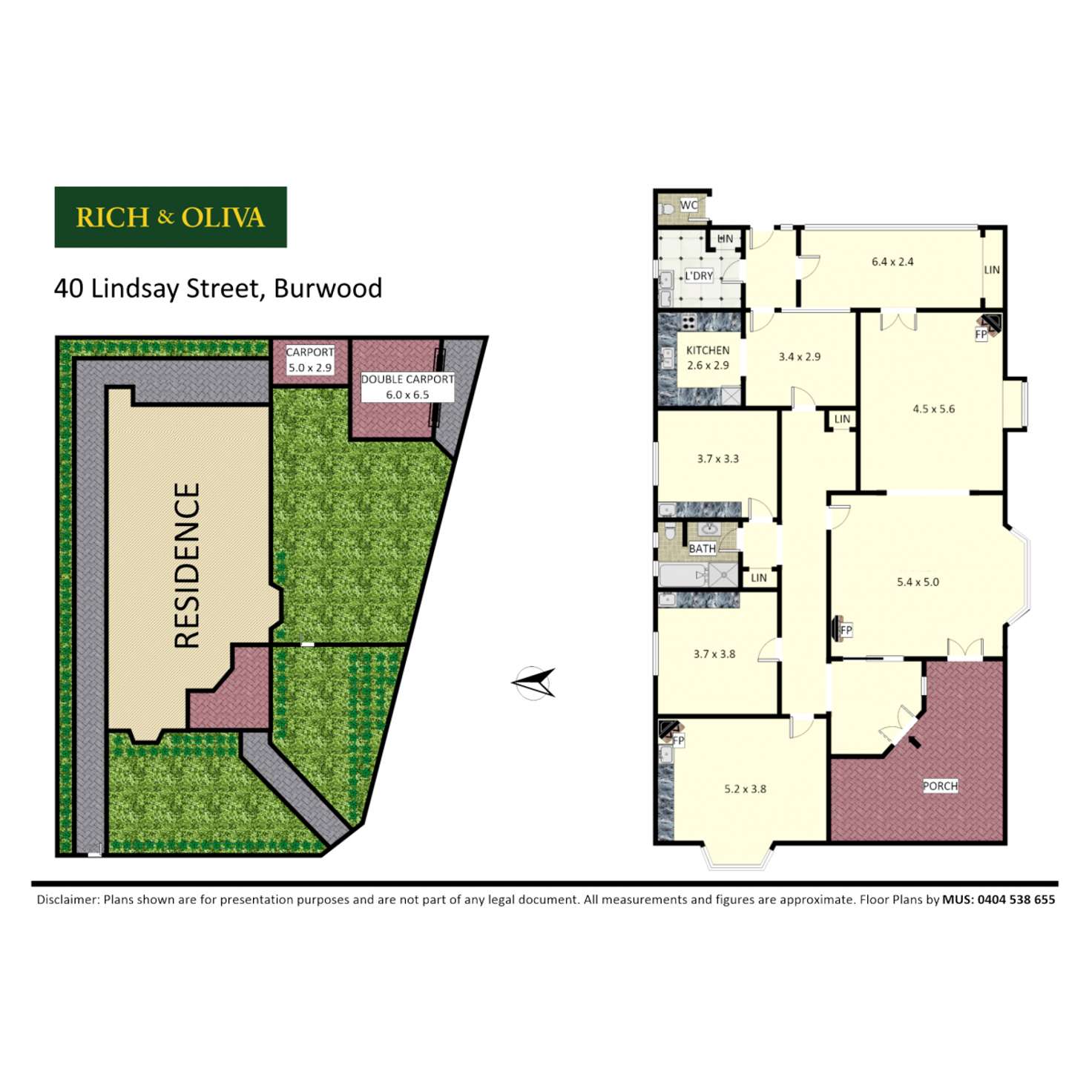 Floorplan of Homely house listing, 40 Lindsay Street, Burwood NSW 2134