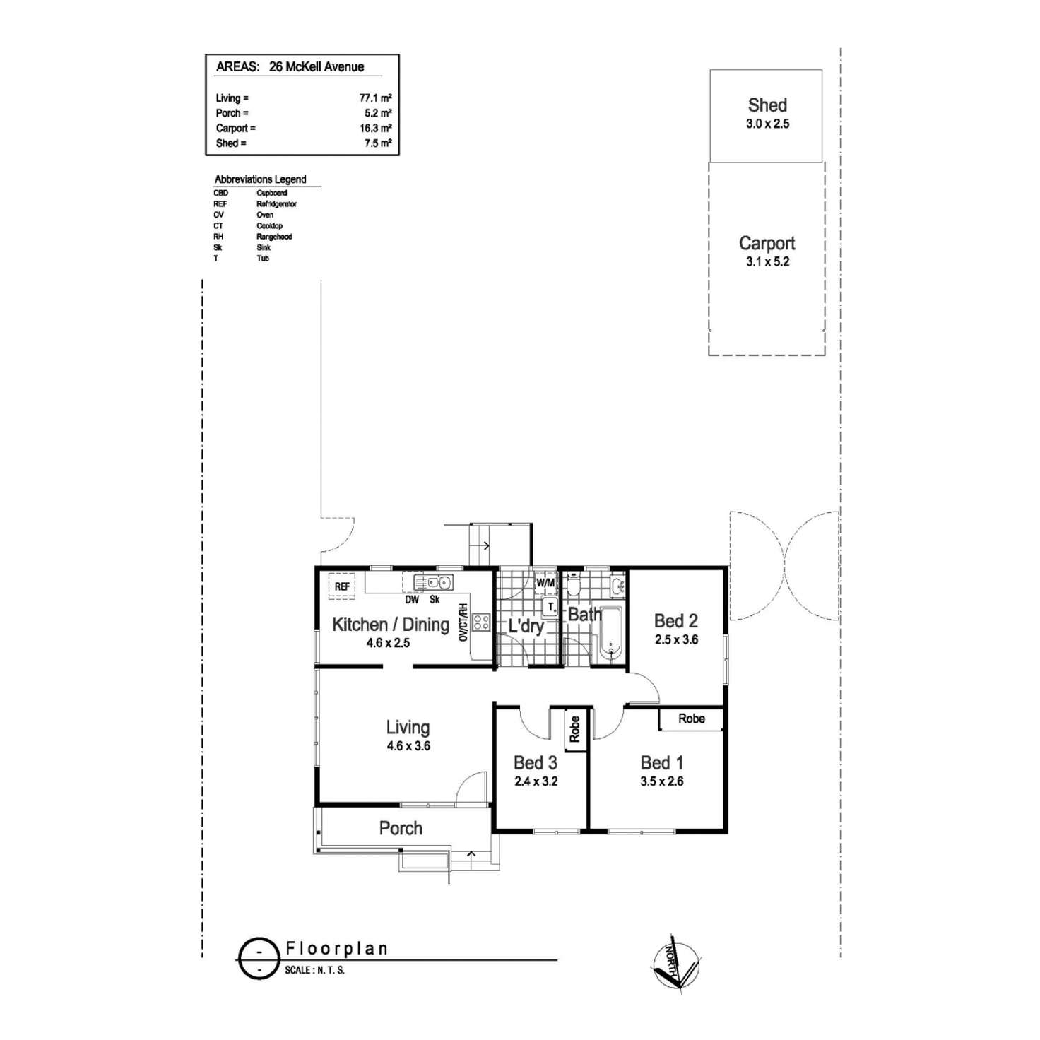 Floorplan of Homely house listing, 26 McKell Avenue, Mount Austin NSW 2650