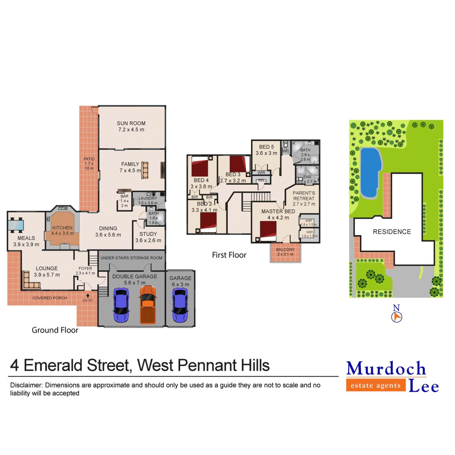 Floorplan of Homely house listing, 4 Emerald Street, West Pennant Hills NSW 2125