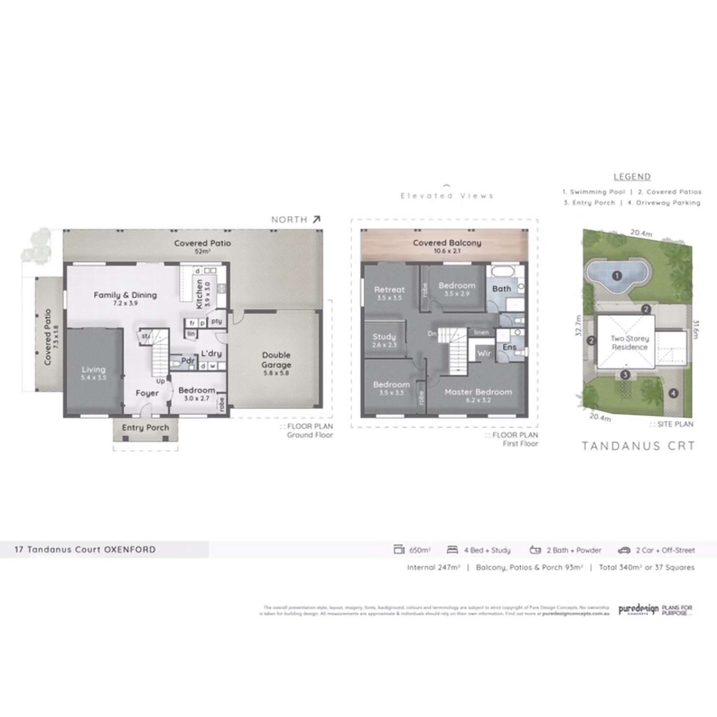 Floorplan of Homely house listing, 17 Tandanus Court, Oxenford QLD 4210