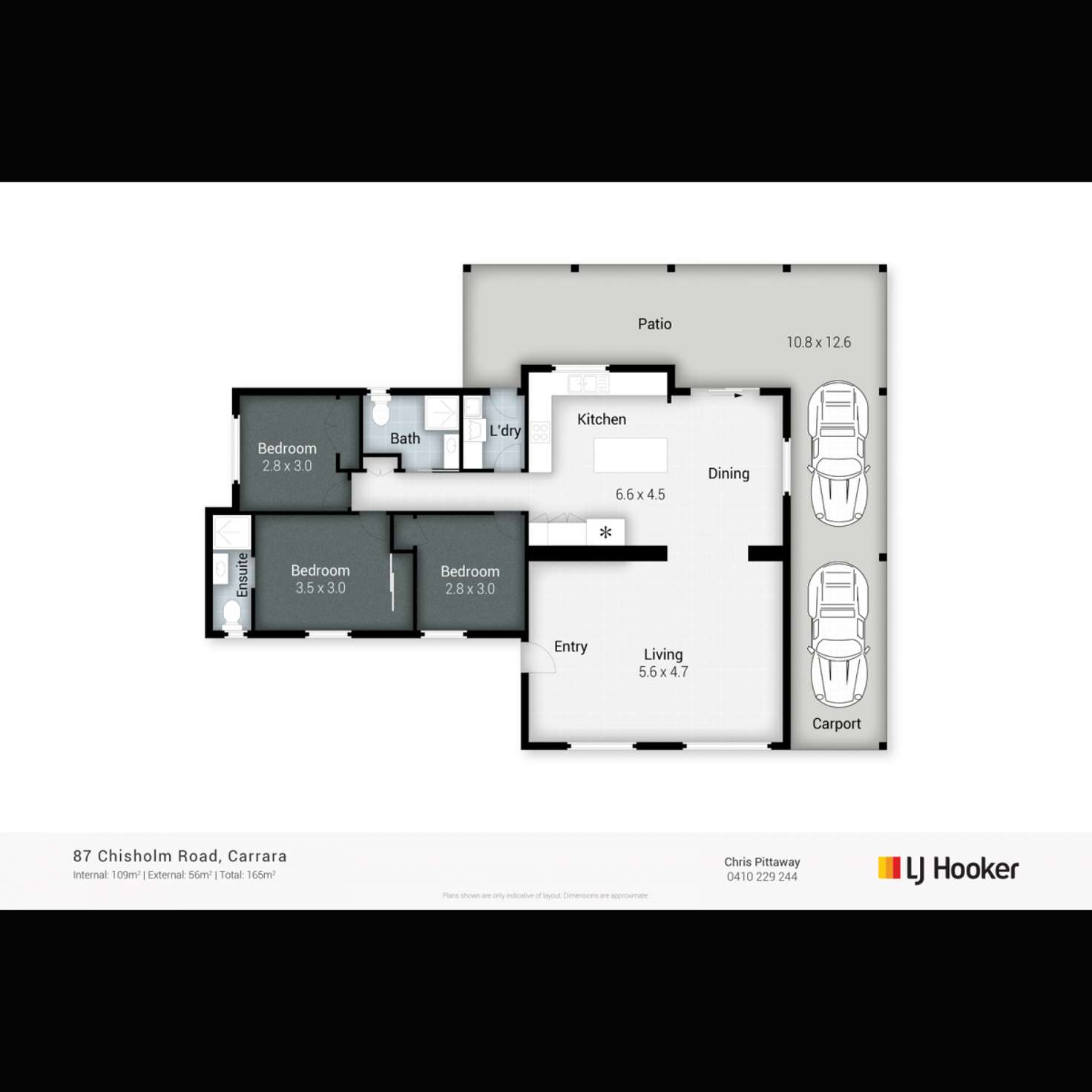 Floorplan of Homely house listing, 87 Chisholm Road, Carrara QLD 4211