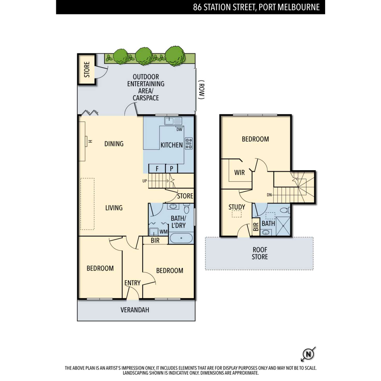 Floorplan of Homely house listing, 86 Station Street, Port Melbourne VIC 3207