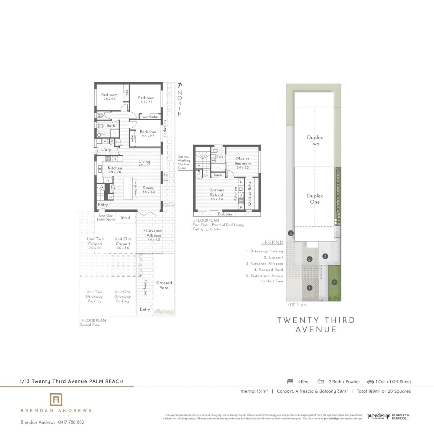 Floorplan of Homely semiDetached listing, 1/13 Twenty Third Avenue, Palm Beach QLD 4221