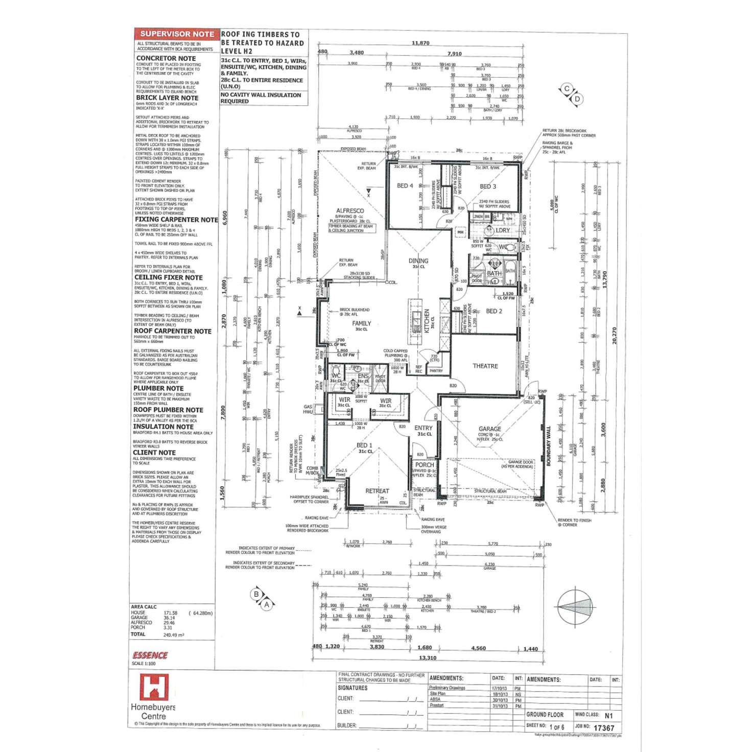 Floorplan of Homely house listing, 14 Battery Street, Brabham WA 6055