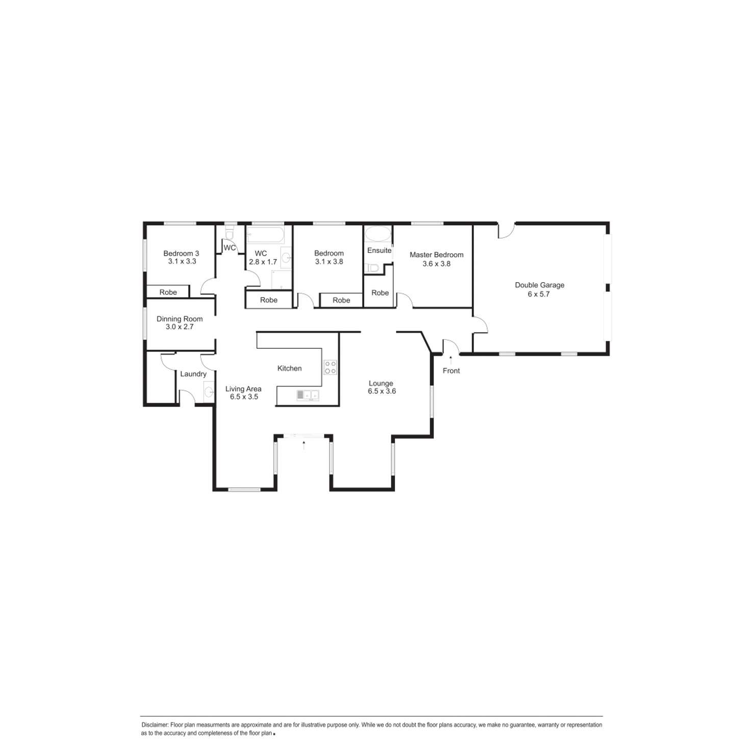 Floorplan of Homely house listing, 44 Crawford Drive, Dundowran QLD 4655