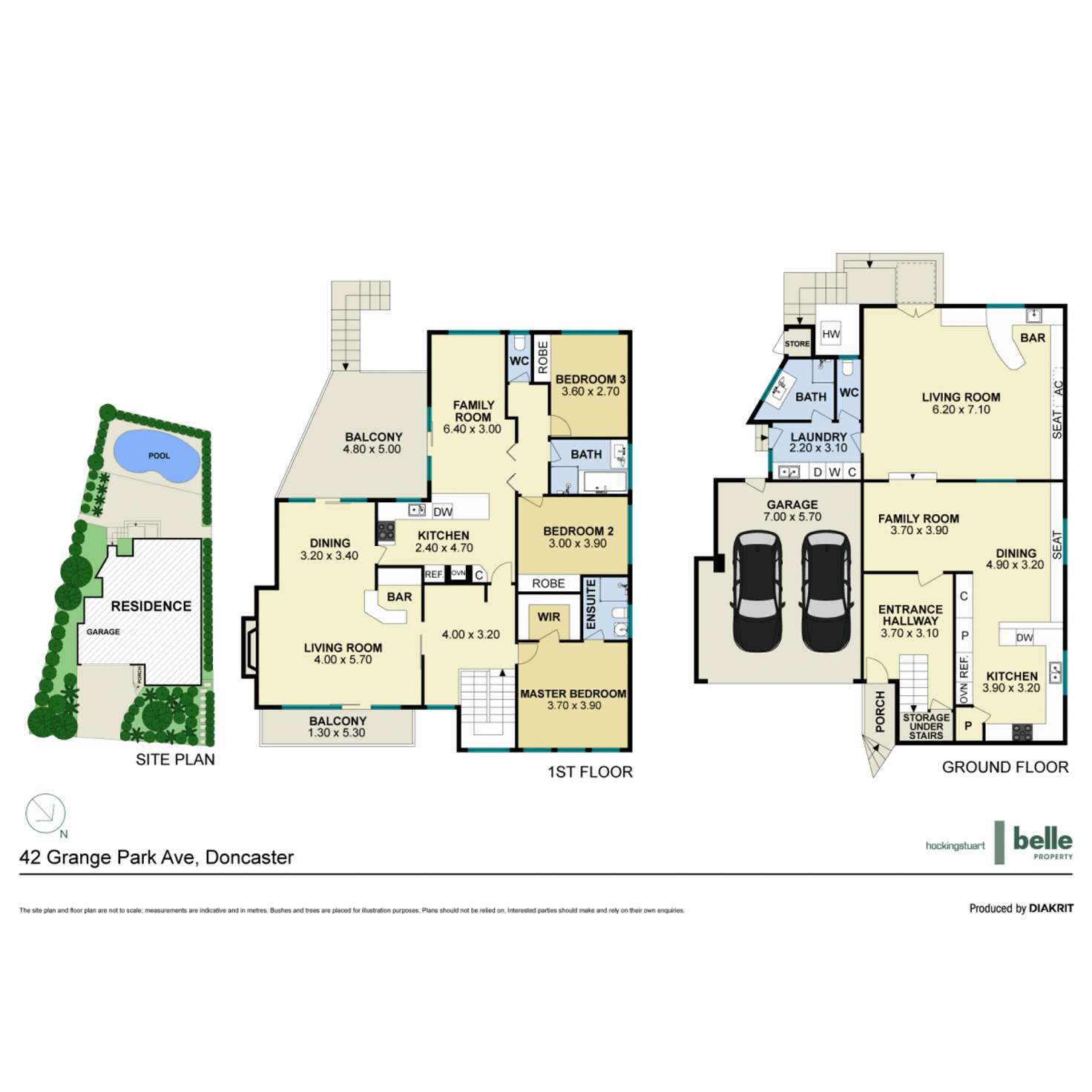 Floorplan of Homely house listing, 42 Grange Park Avenue, Doncaster VIC 3108