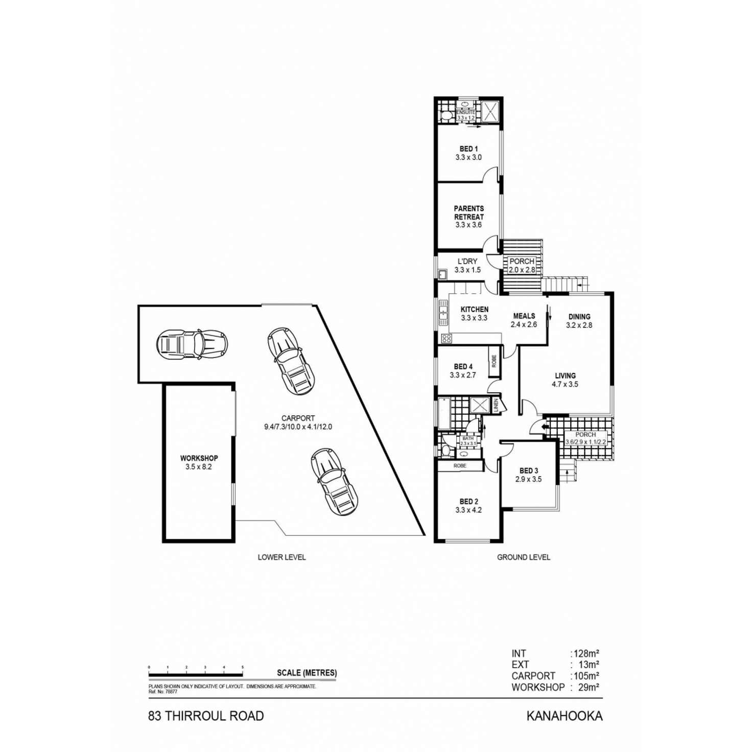 Floorplan of Homely house listing, 83 Thirroul Road, Kanahooka NSW 2530