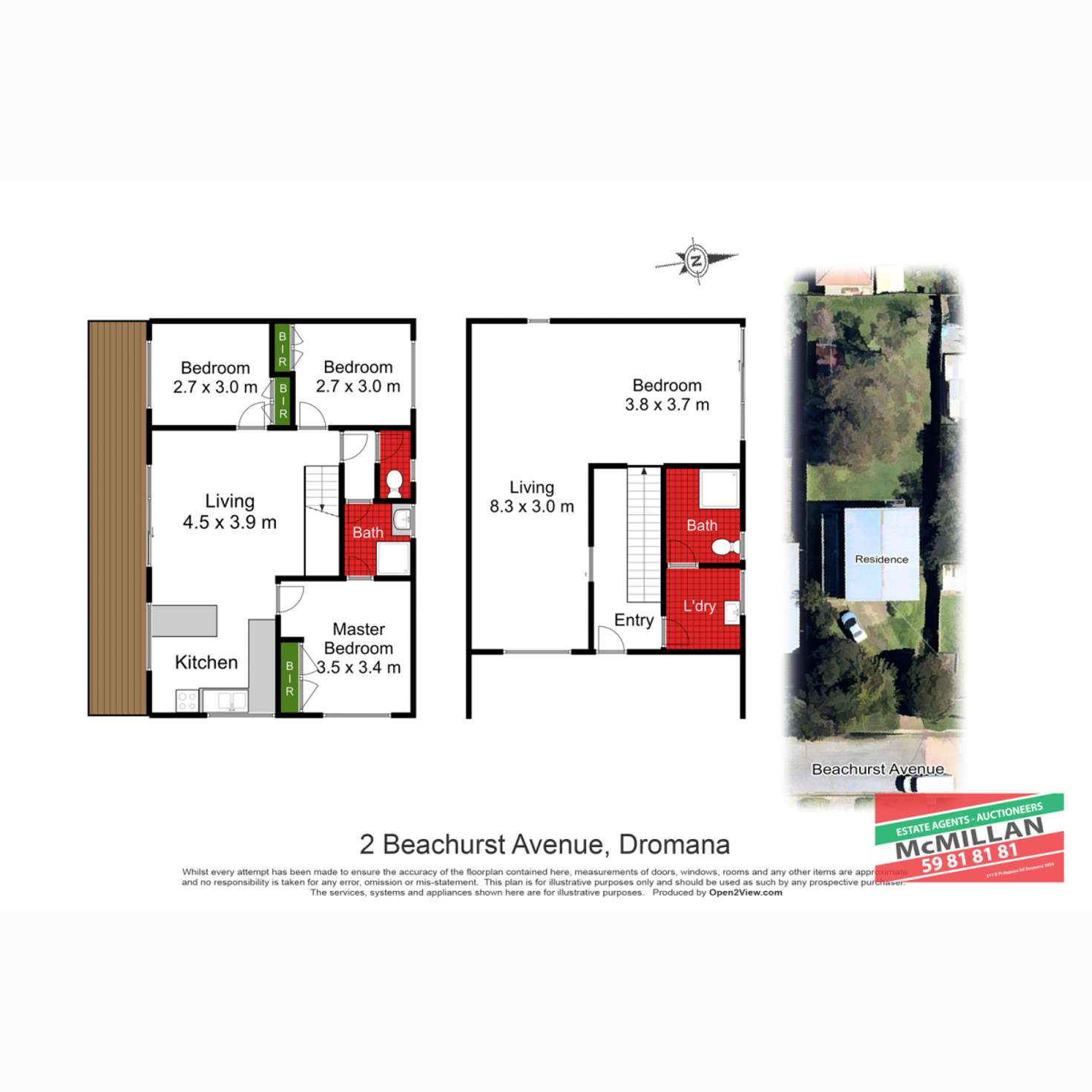 Floorplan of Homely house listing, 2 Beachurst Avenue, Dromana VIC 3936