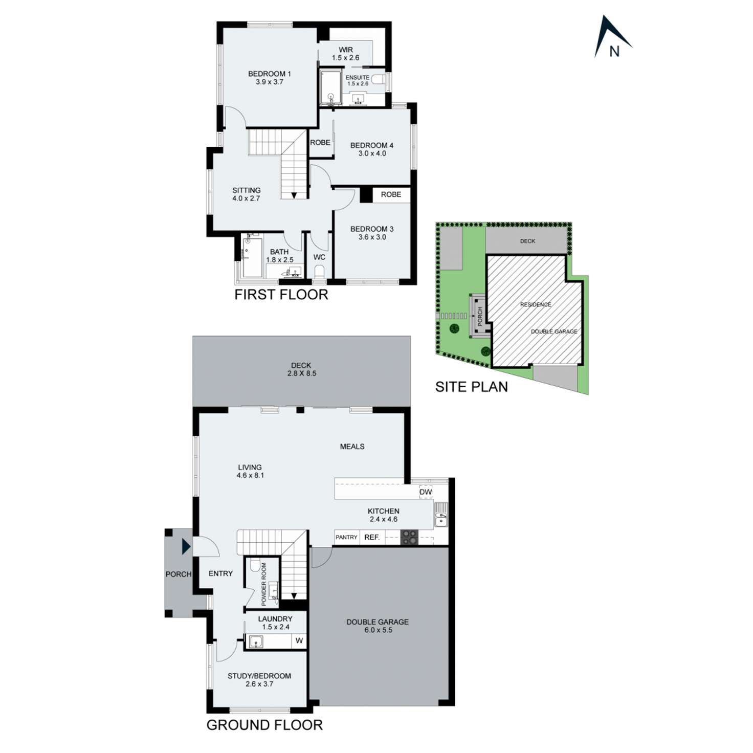 Floorplan of Homely house listing, 1/178 Dromana Parade, Safety Beach VIC 3936