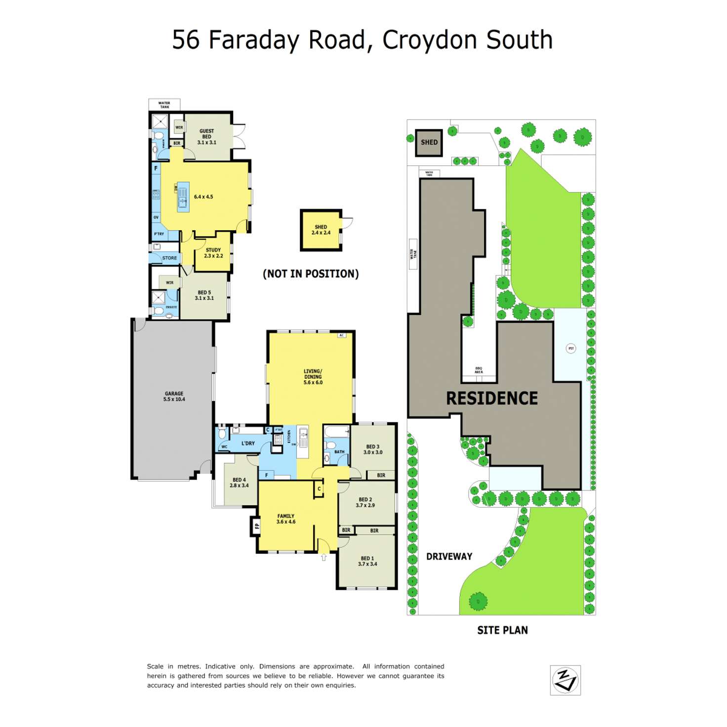 Floorplan of Homely house listing, 56 Faraday Road, Croydon South VIC 3136