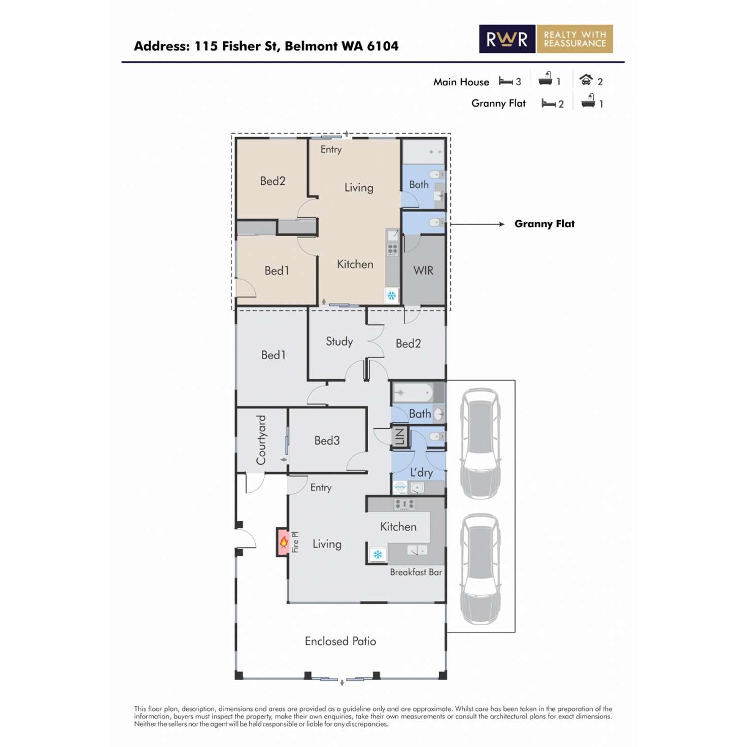 Floorplan of Homely house listing, 115 Fisher Street, Belmont WA 6104