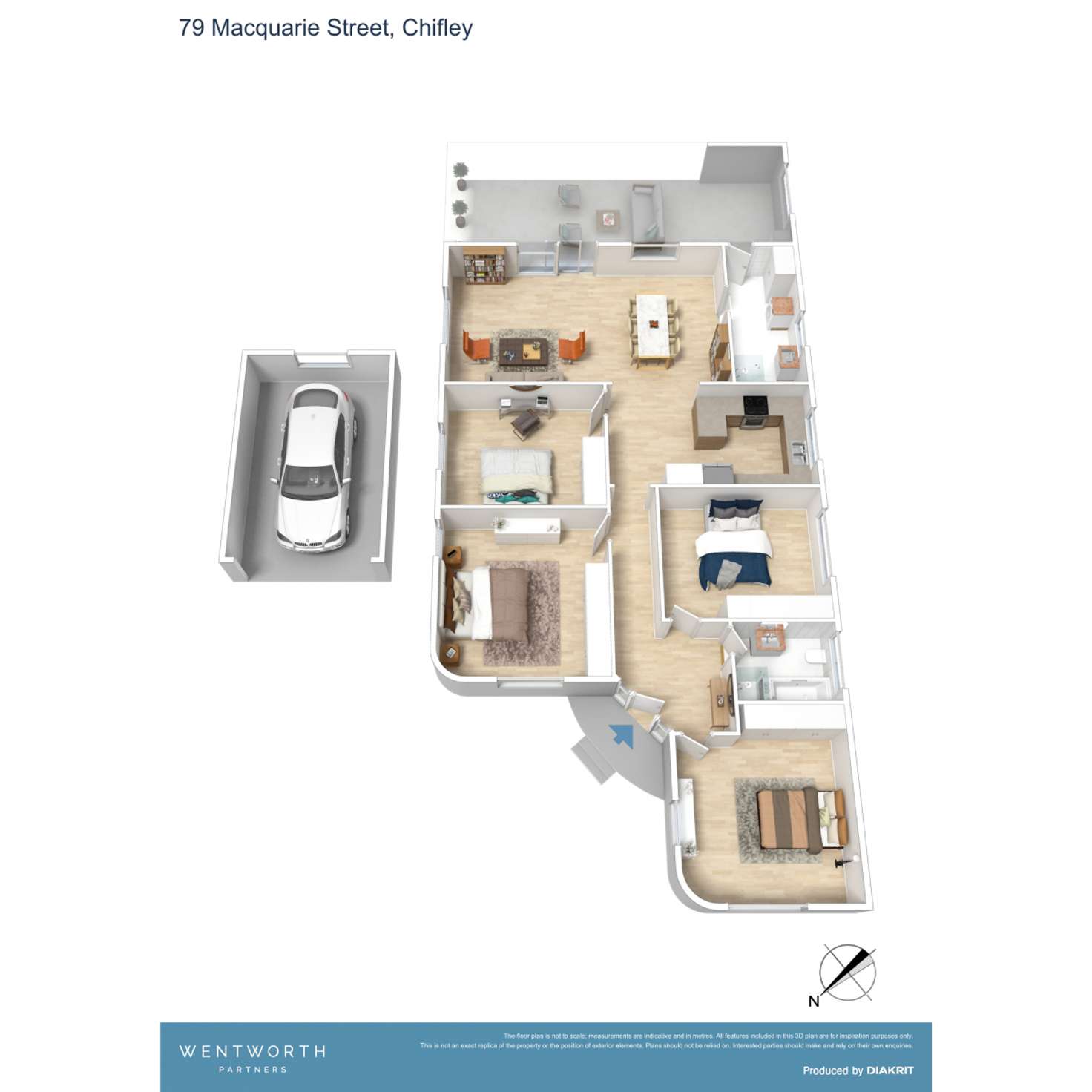 Floorplan of Homely house listing, 79 Macquarie Street, Chifley NSW 2036