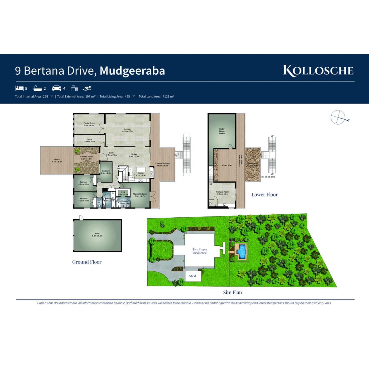 Floorplan of Homely house listing, 9 Bertana Drive, Mudgeeraba QLD 4213