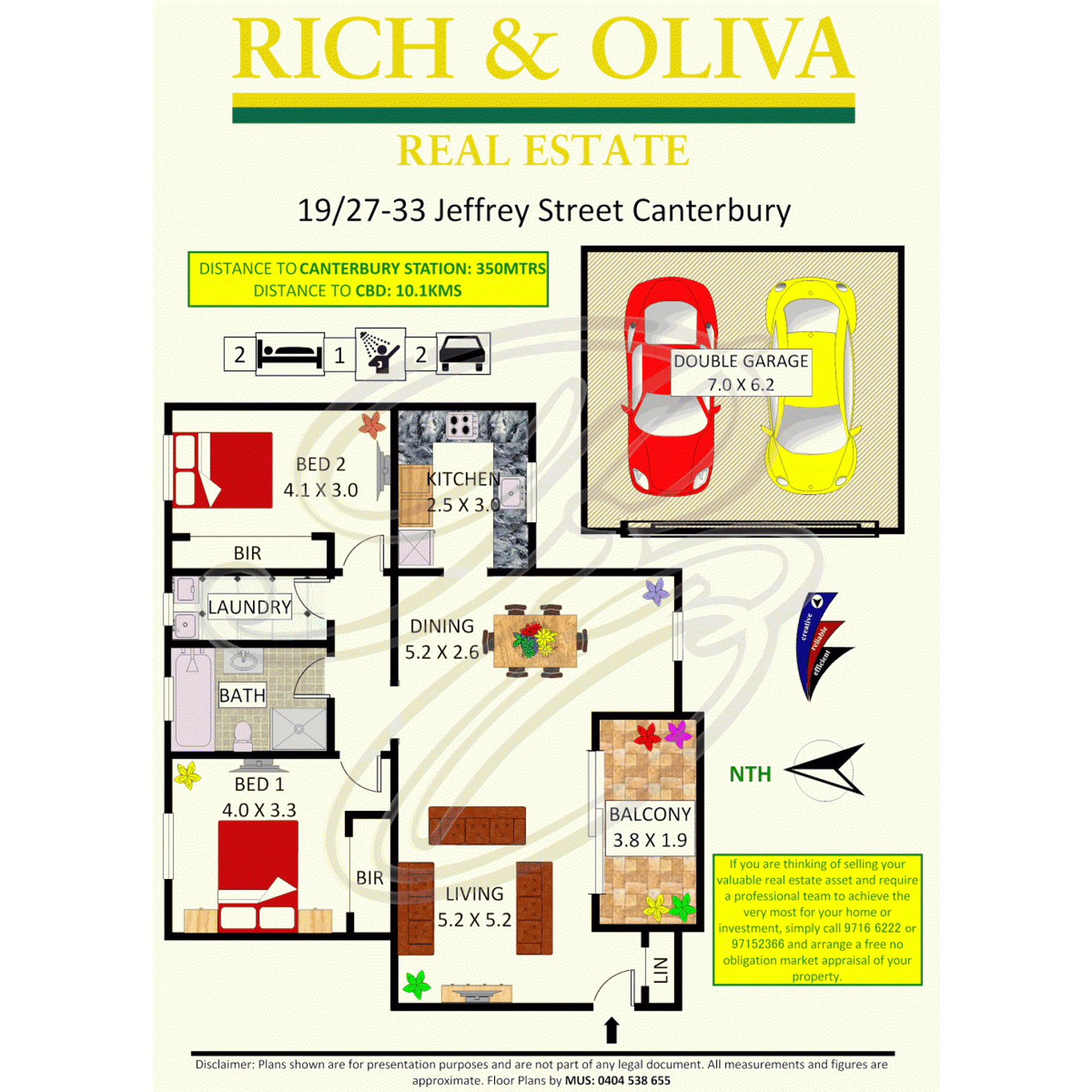 Floorplan of Homely apartment listing, 19/27 Jeffrey Street, Canterbury NSW 2193