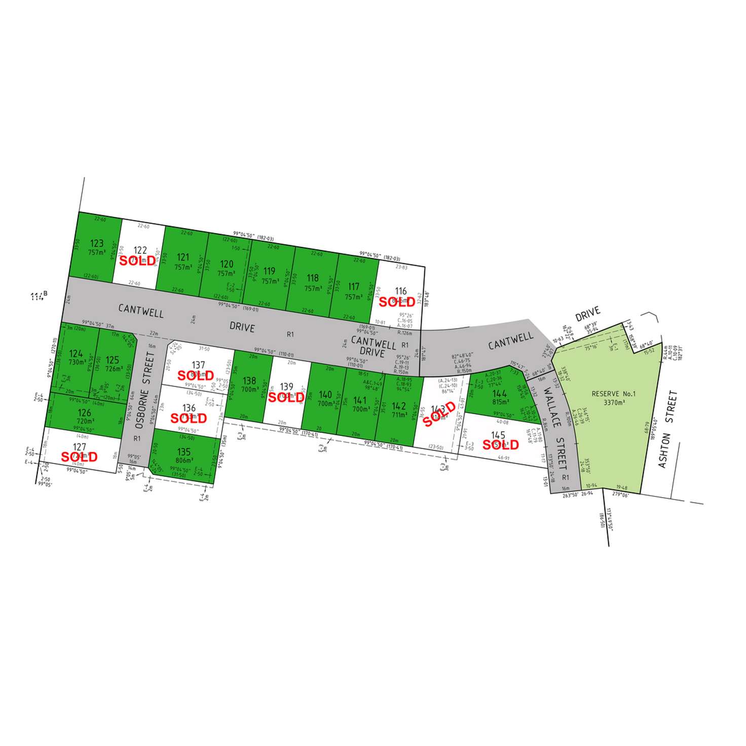 Floorplan of Homely residentialLand listing, LOT 135 Osborne Street, Sale VIC 3850