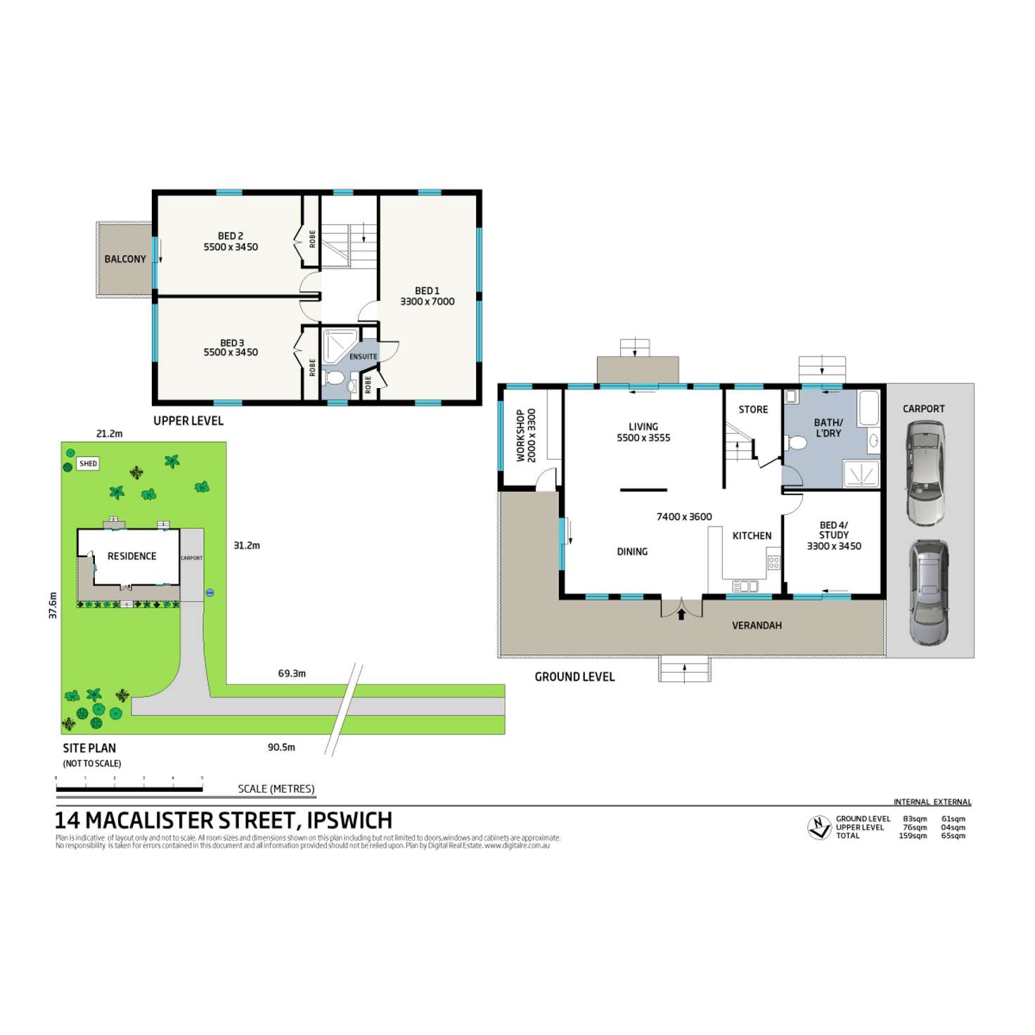 Floorplan of Homely house listing, 14 Macalister Street, Ipswich QLD 4305