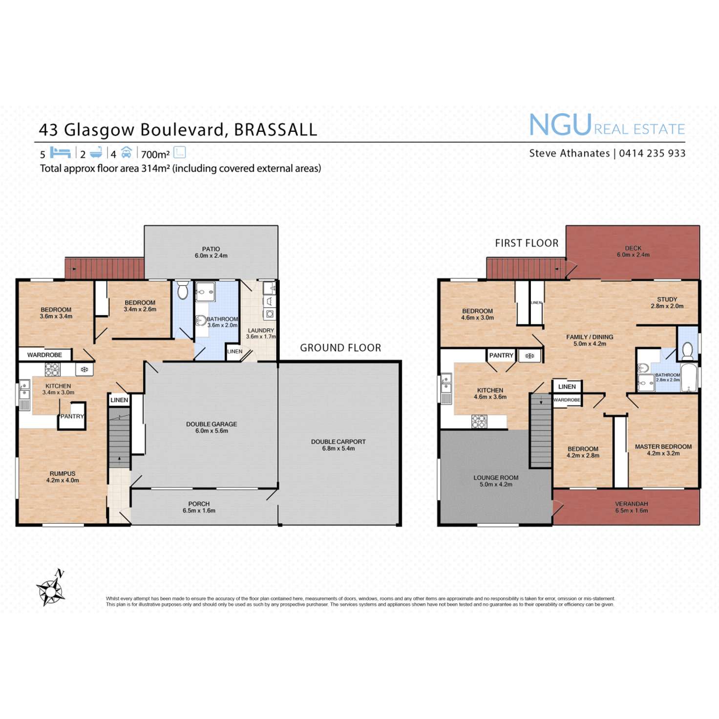 Floorplan of Homely house listing, 43 Glasgow Boulevard, Brassall QLD 4305