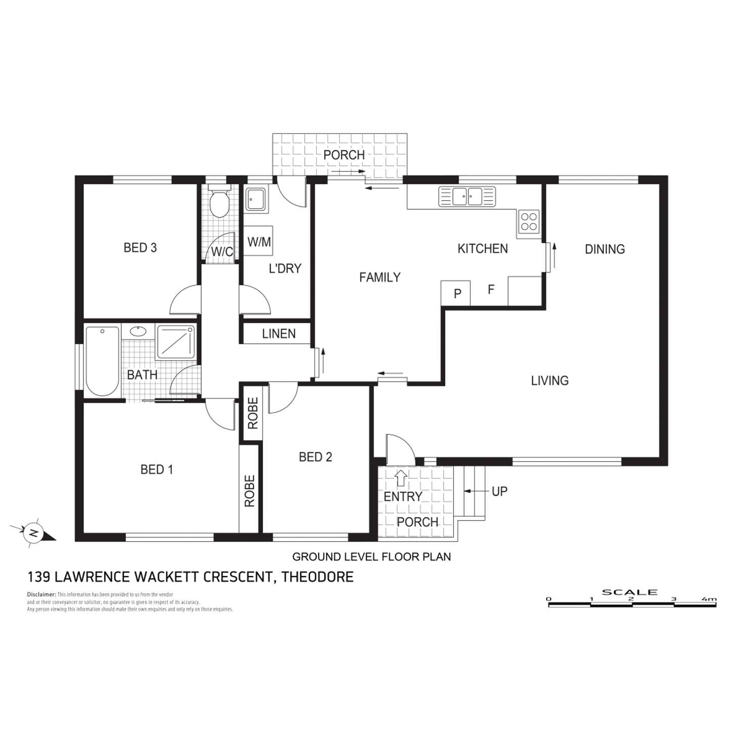 Floorplan of Homely house listing, 139 Lawrence Wackett Crescent, Theodore ACT 2905
