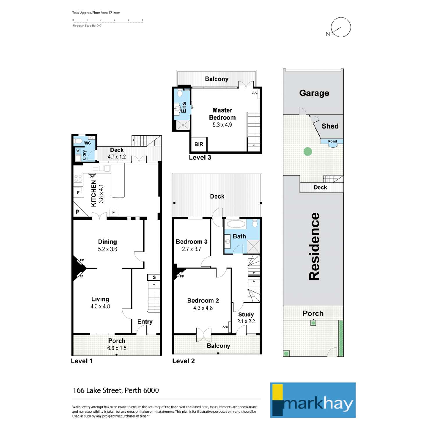 Floorplan of Homely house listing, 166 Lake Street, Perth WA 6000