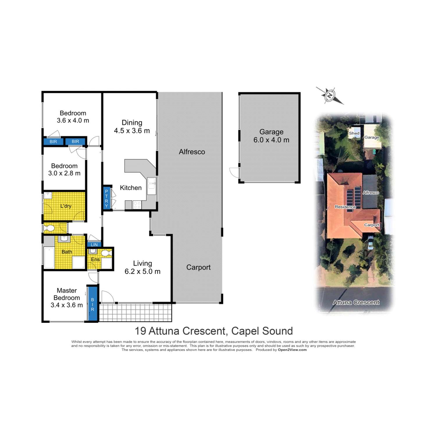 Floorplan of Homely house listing, 19 Attuna Crescent, Capel Sound VIC 3940