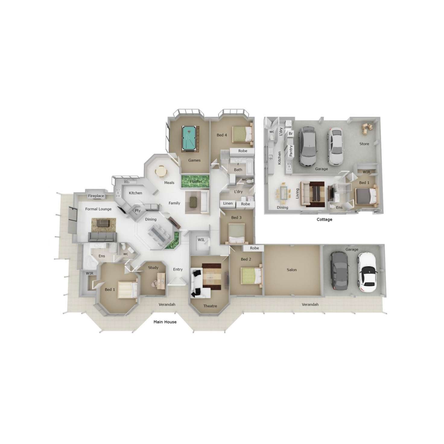 Floorplan of Homely house listing, 49 Meldrum Loop, Bedfordale WA 6112