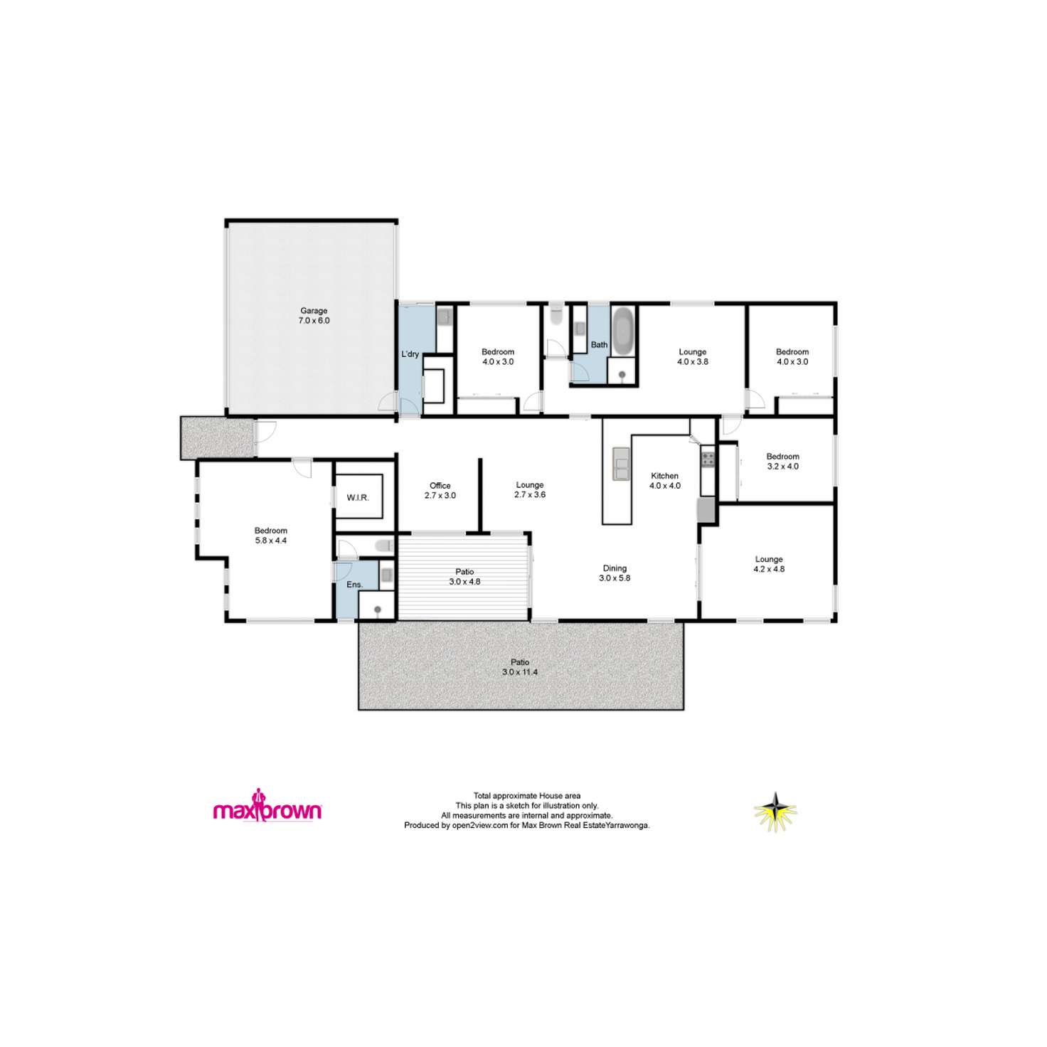 Floorplan of Homely house listing, 37 Lakeviews Circuit, Yarrawonga VIC 3730