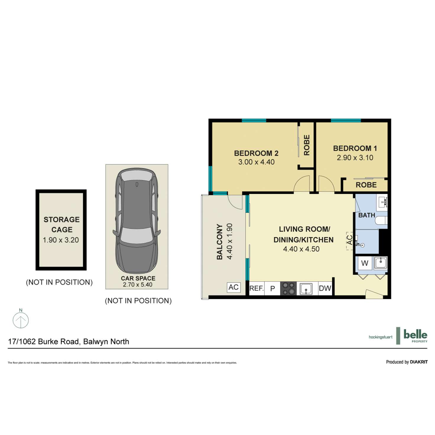 Floorplan of Homely apartment listing, 17/1062-1064 Burke Road, Balwyn North VIC 3104