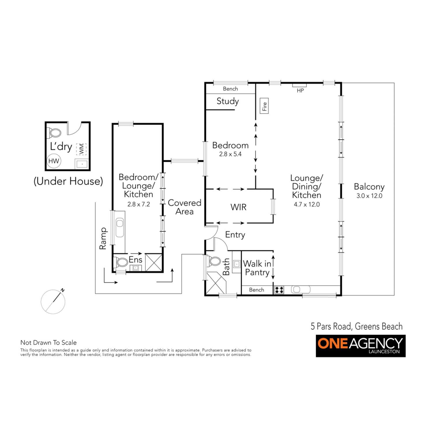 Floorplan of Homely house listing, 5 Pars Road, Greens Beach TAS 7270