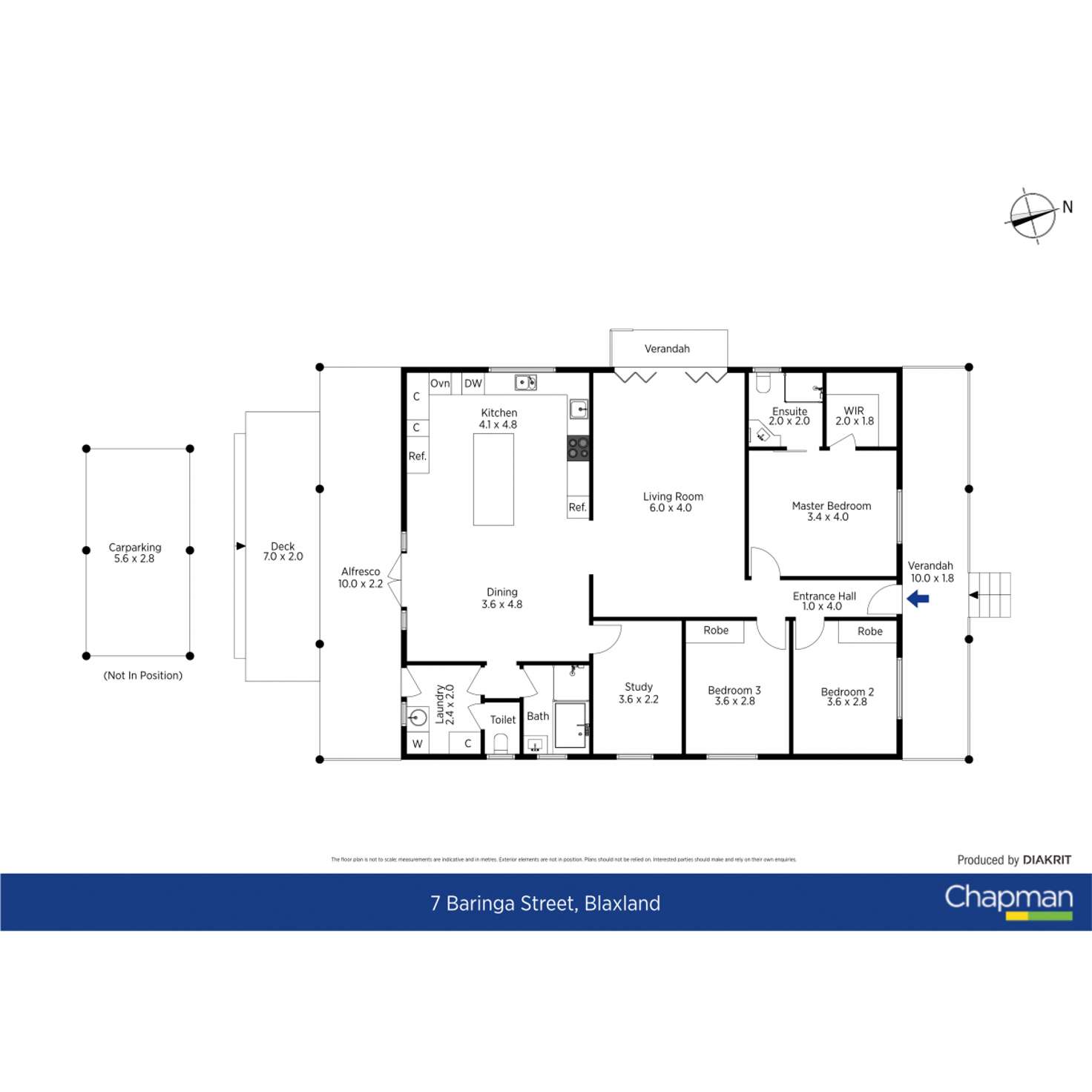 Floorplan of Homely house listing, 7 Baringa Street, Blaxland NSW 2774