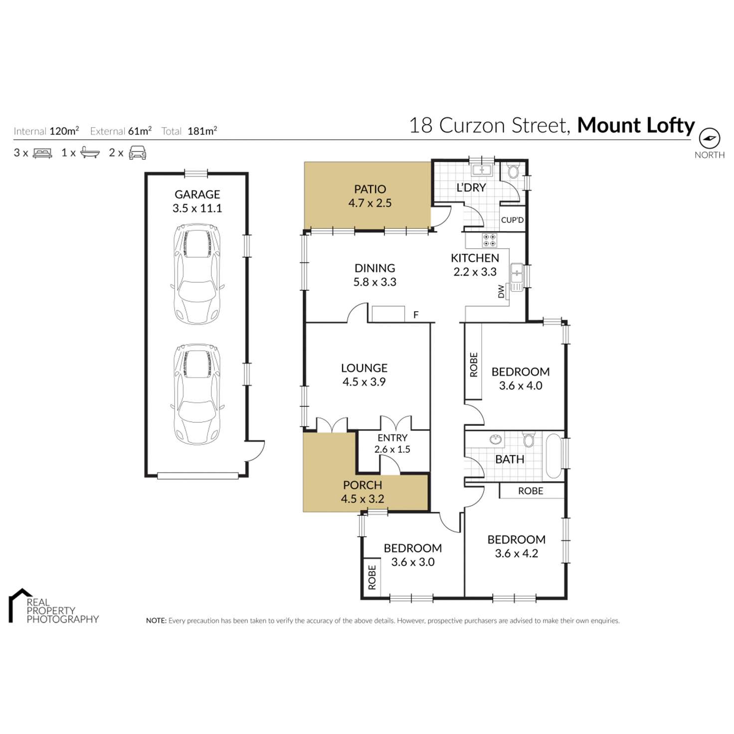 Floorplan of Homely house listing, 18 Curzon Street, Mount Lofty QLD 4350