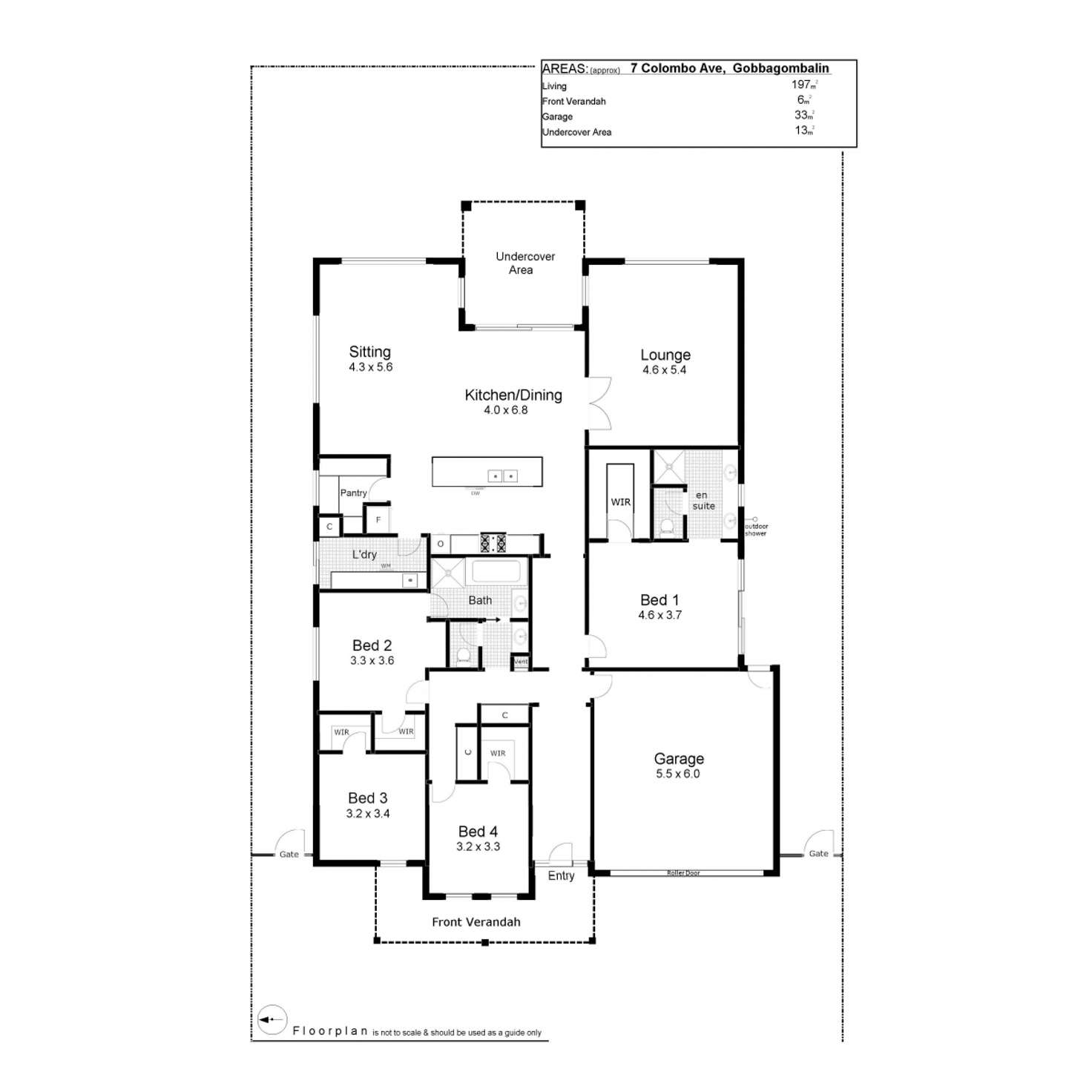 Floorplan of Homely house listing, 7 Colombo Avenue, Gobbagombalin NSW 2650