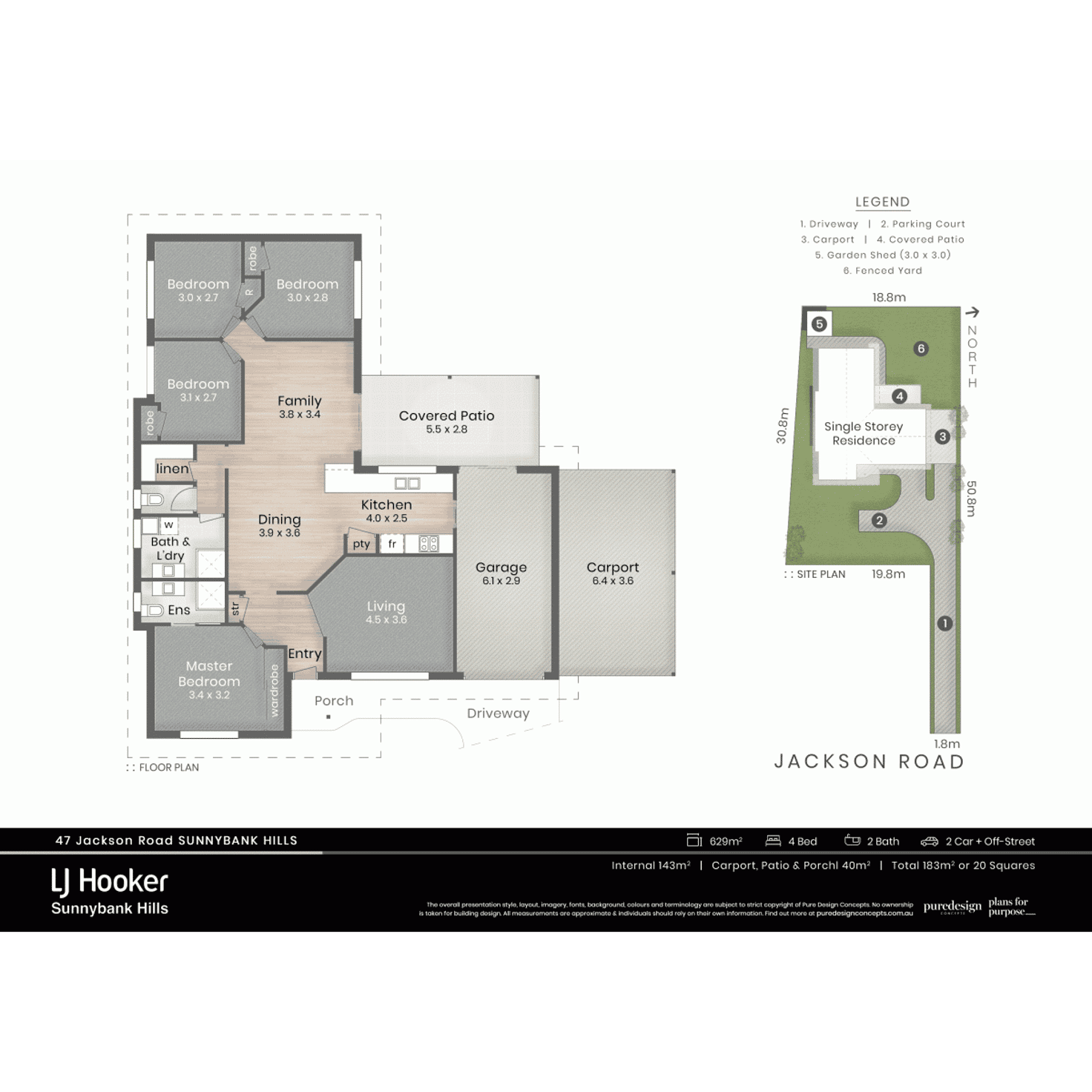 Floorplan of Homely house listing, 47 Jackson Road, Sunnybank Hills QLD 4109