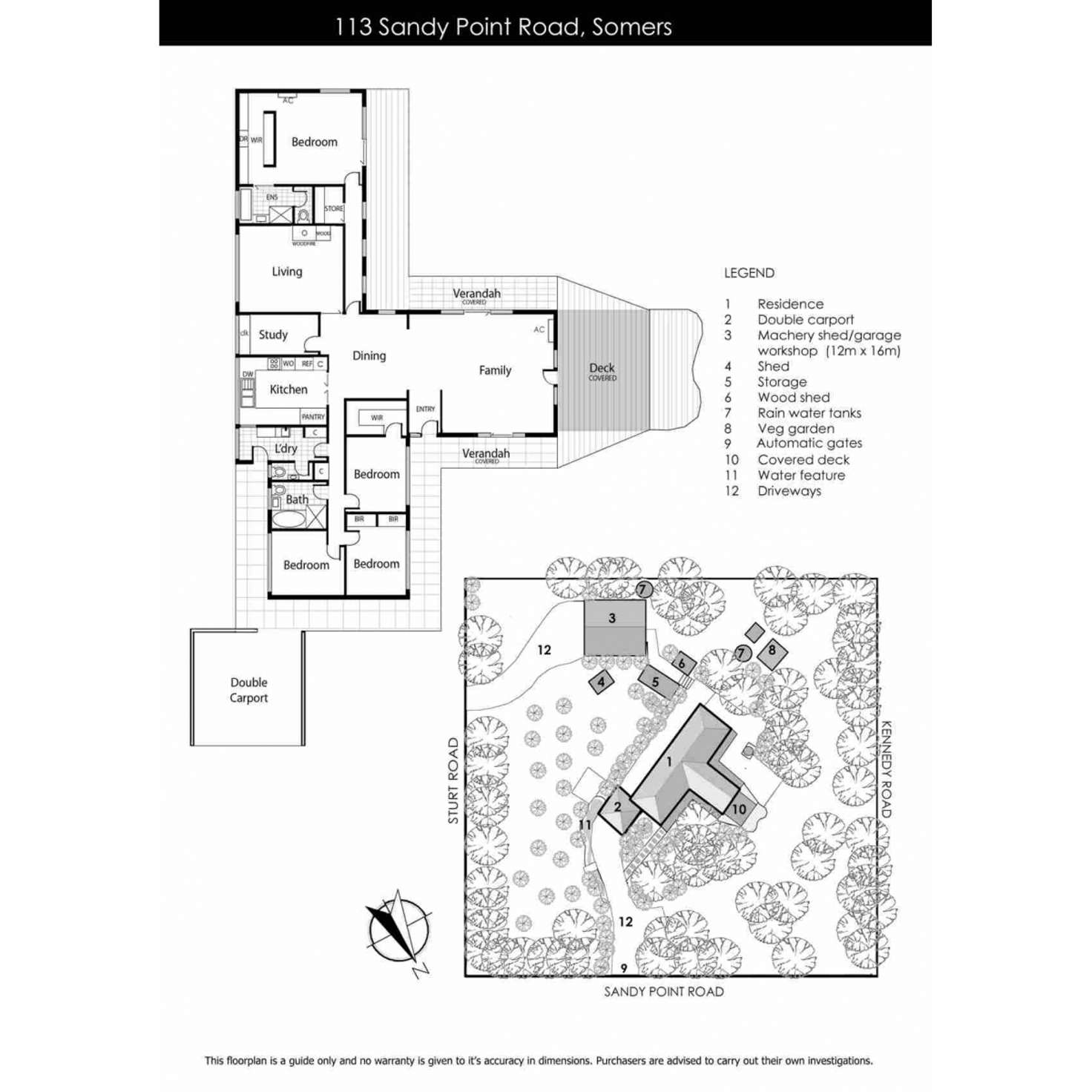 Floorplan of Homely house listing, 113 Sandy Point Road, Somers VIC 3927