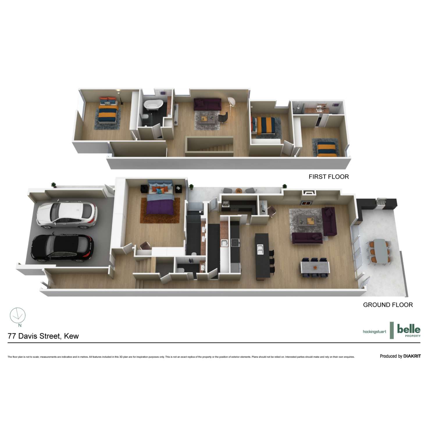 Floorplan of Homely house listing, 77 Davis Street, Kew VIC 3101