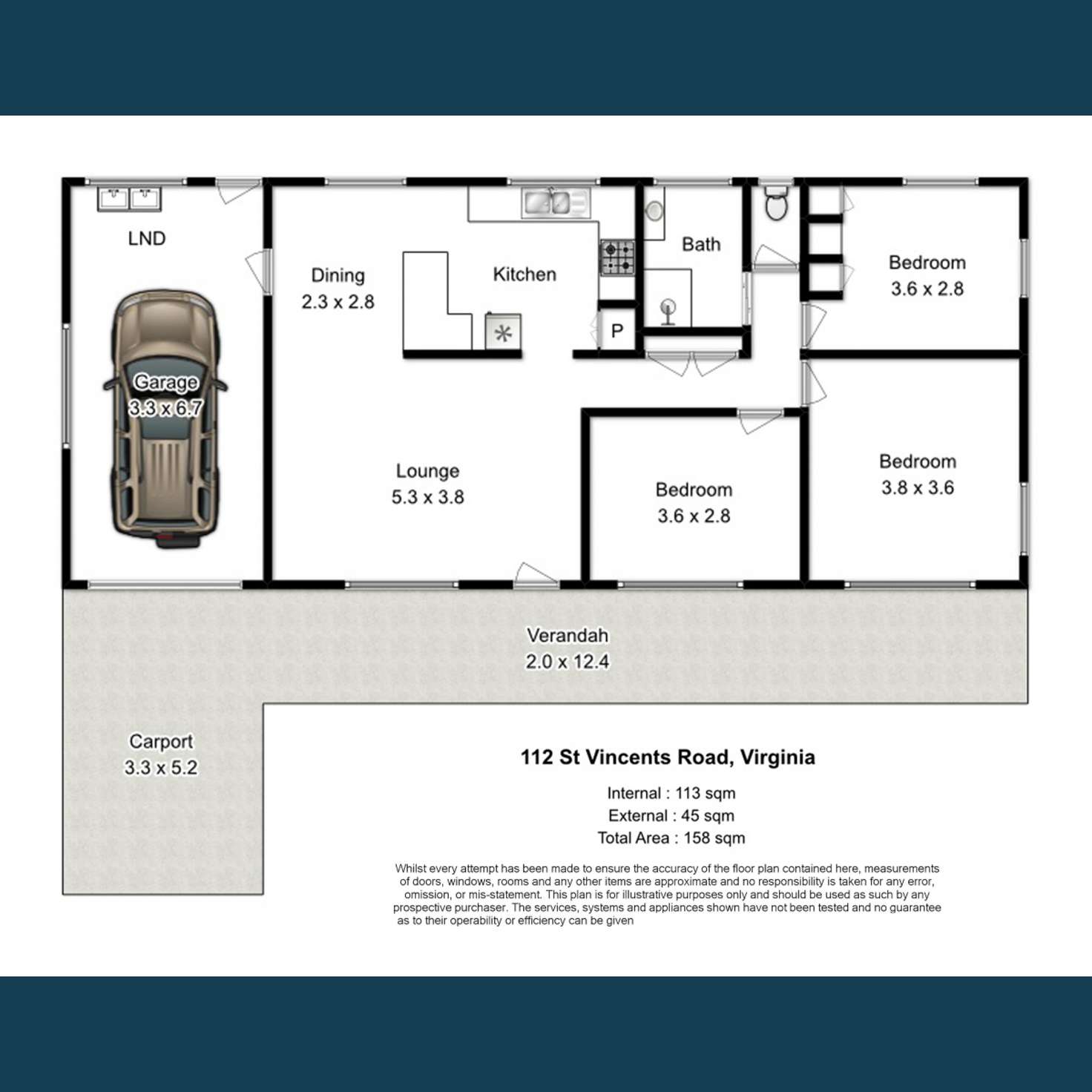 Floorplan of Homely house listing, 112 St Vincents Road, Virginia QLD 4014