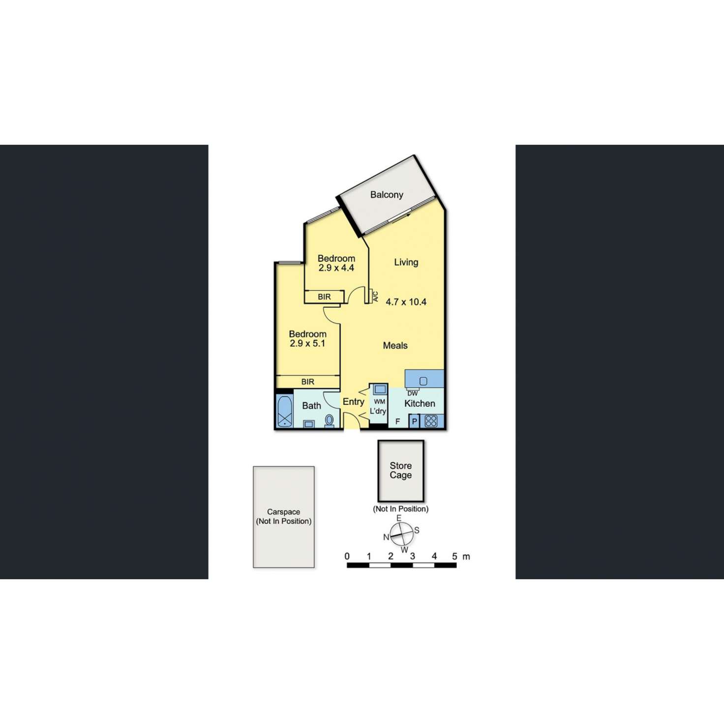 Floorplan of Homely apartment listing, 208/1 Duggan Street, Brunswick West VIC 3055