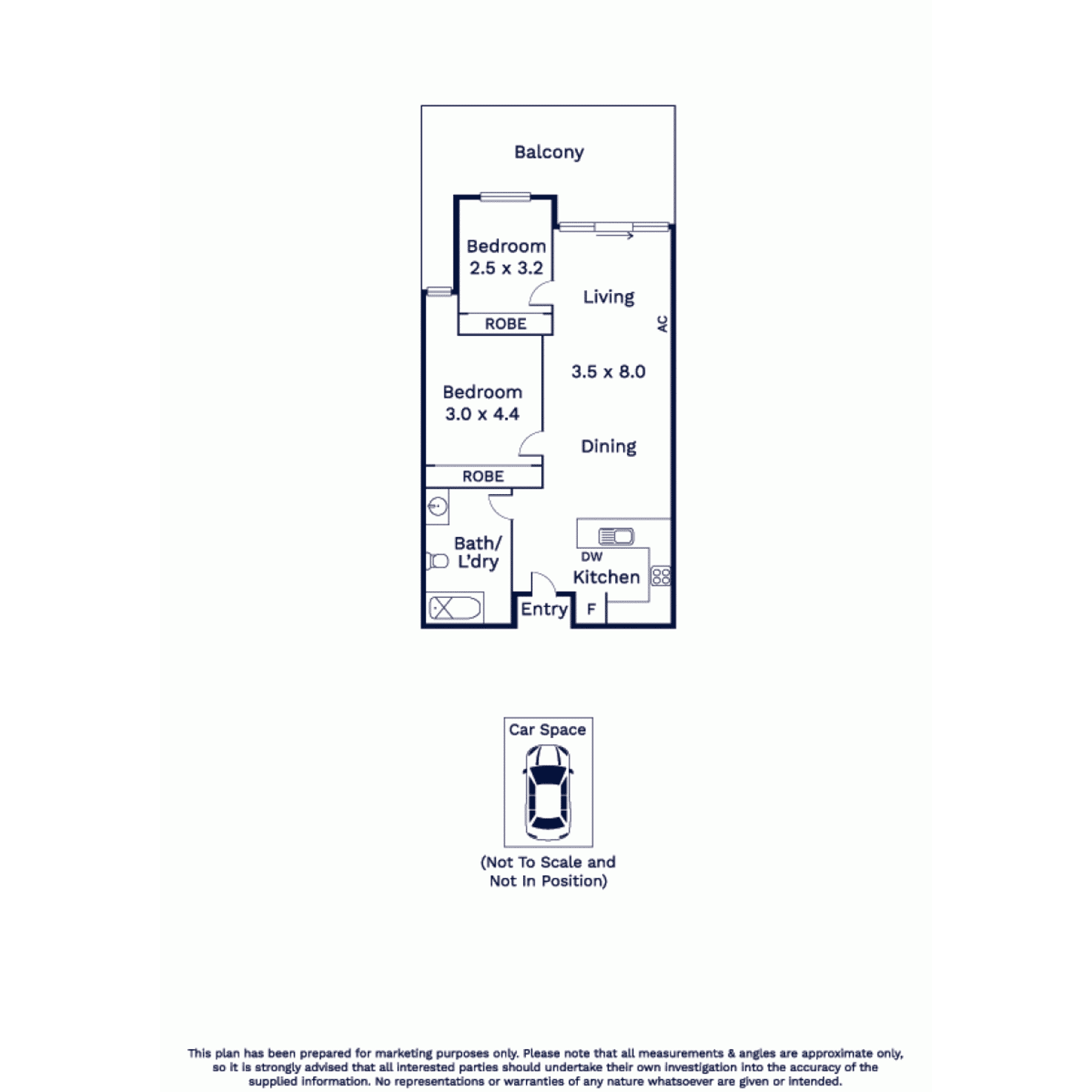Floorplan of Homely apartment listing, 612/250 Barkly Street, Footscray VIC 3011