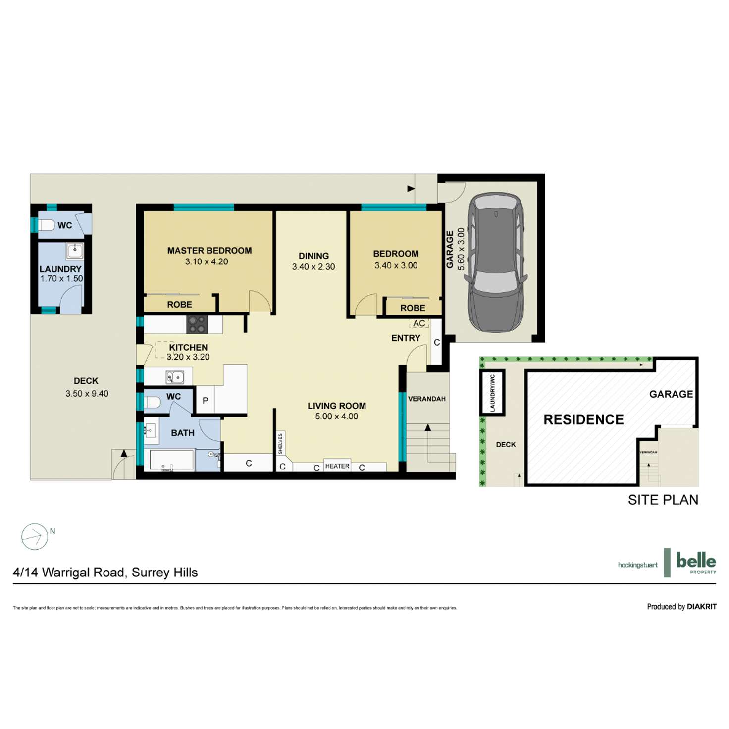 Floorplan of Homely unit listing, 4/14 Warrigal Road, Surrey Hills VIC 3127