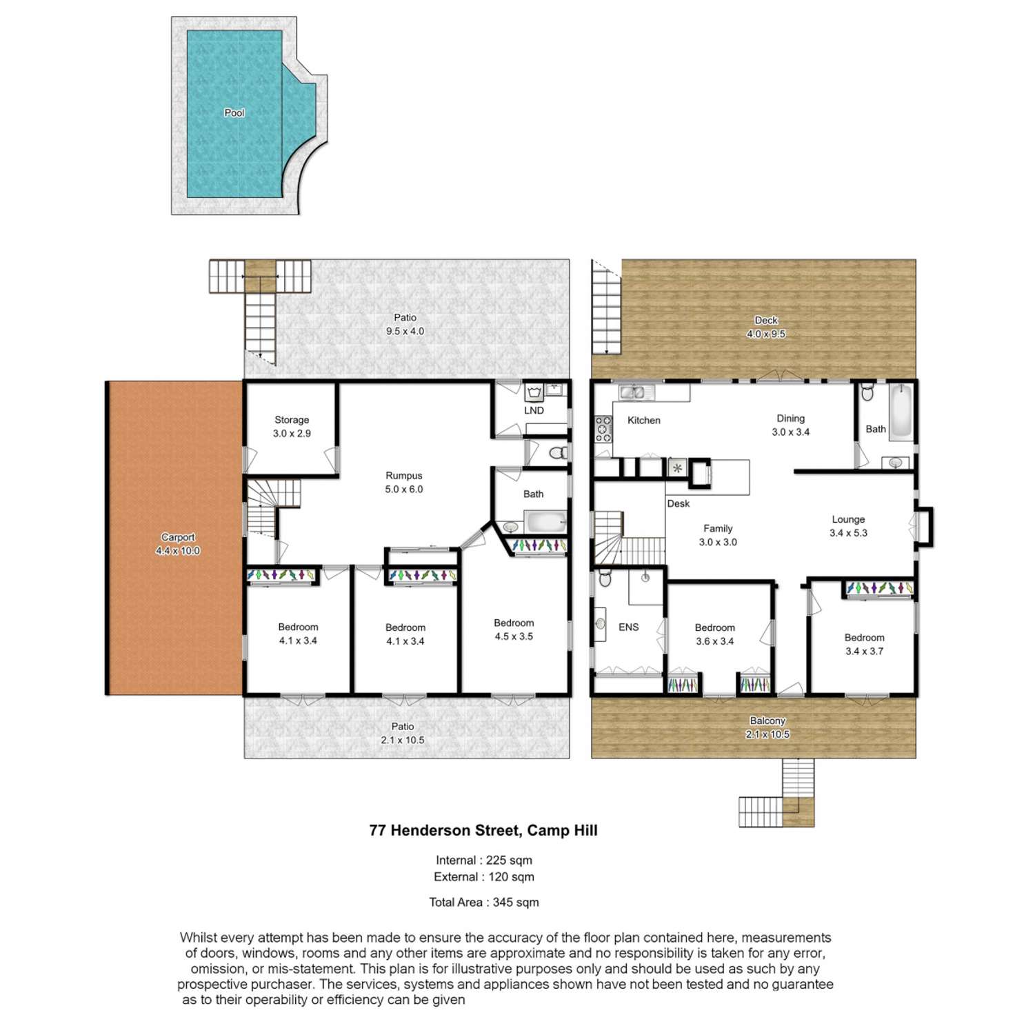 Floorplan of Homely house listing, 77 Henderson Street, Camp Hill QLD 4152