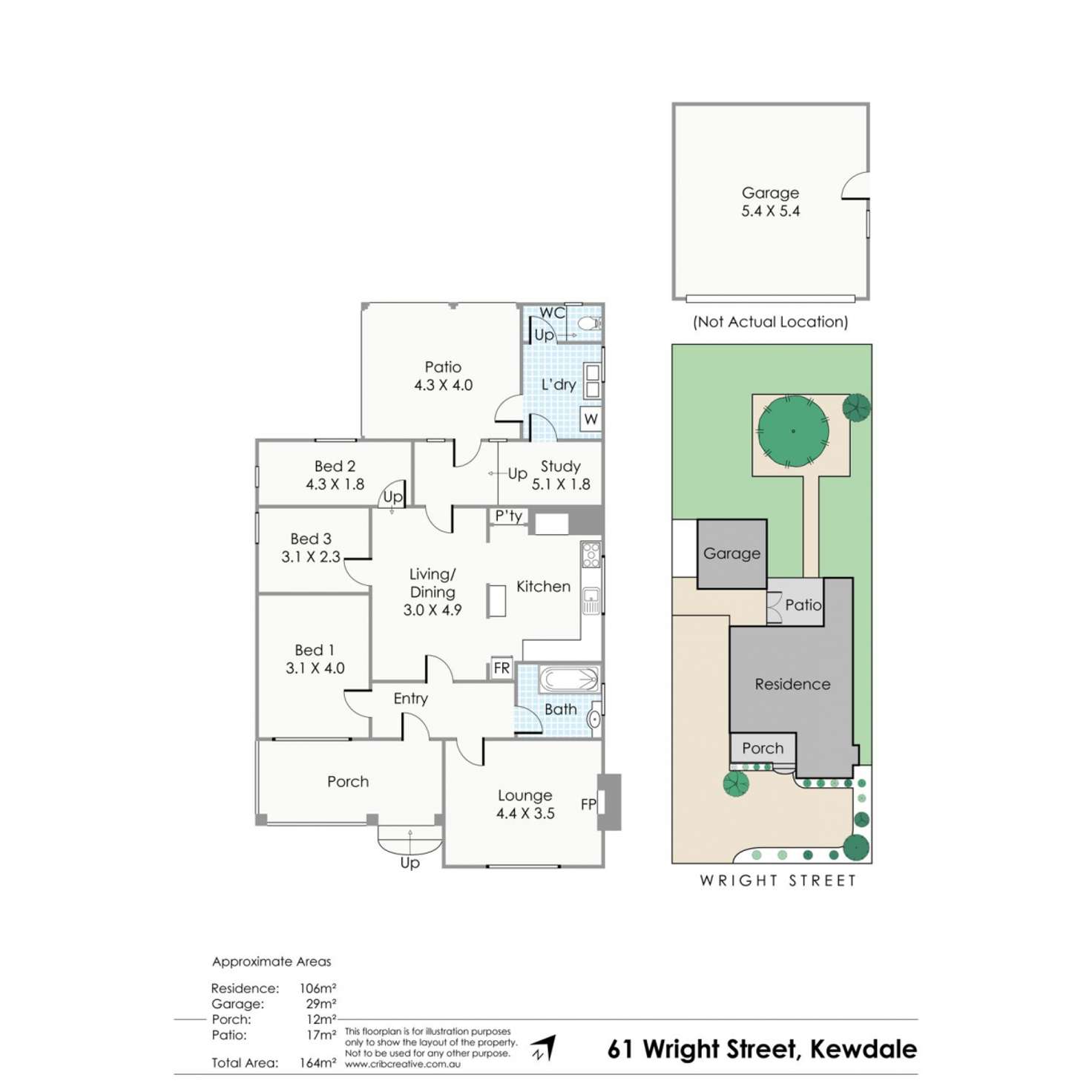 Floorplan of Homely house listing, 61 Wright Street, Kewdale WA 6105