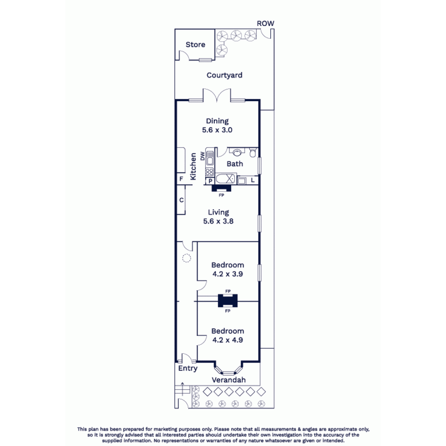 Floorplan of Homely house listing, 48 Bellair Street, Kensington VIC 3031