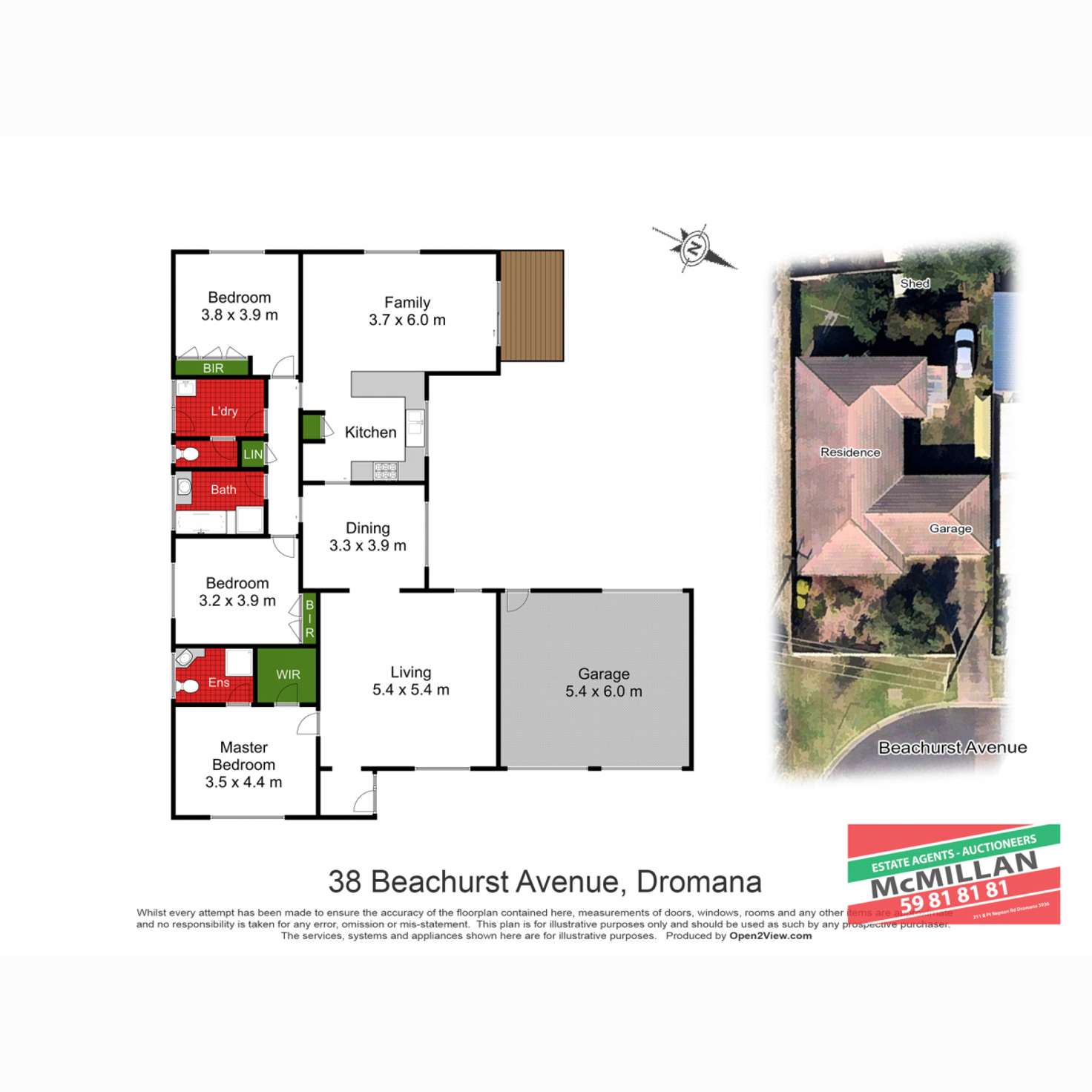 Floorplan of Homely house listing, 38 Beachurst Avenue, Dromana VIC 3936