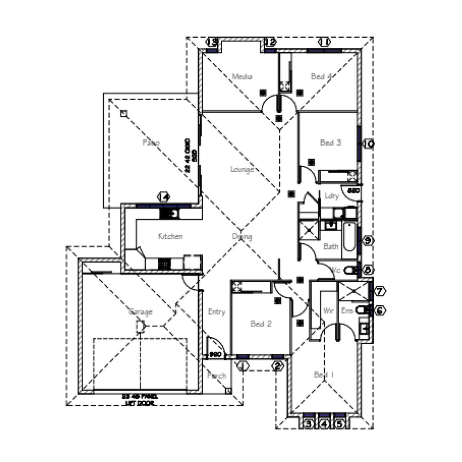Floorplan of Homely house listing, 12 Moondani Avenue, Mareeba QLD 4880