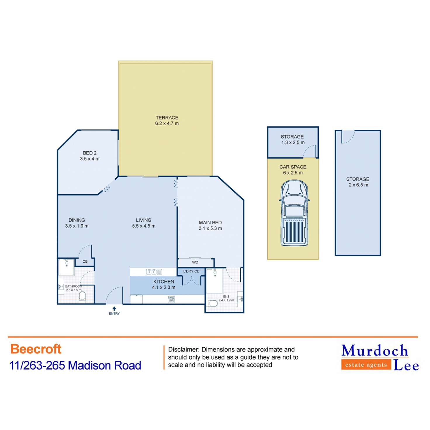 Floorplan of Homely unit listing, 11/263-265 Midson Road, Beecroft NSW 2119