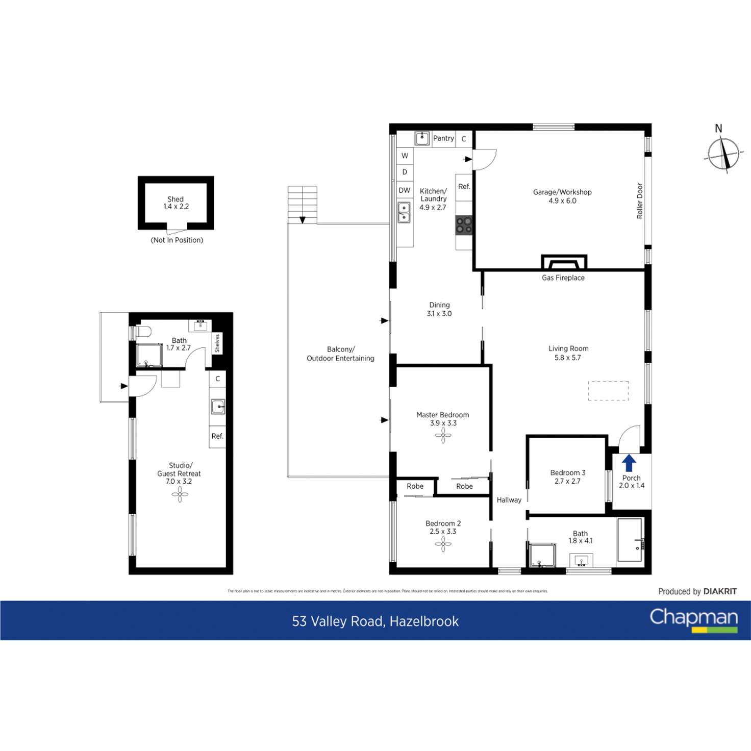 Floorplan of Homely house listing, 53 Valley Road, Hazelbrook NSW 2779