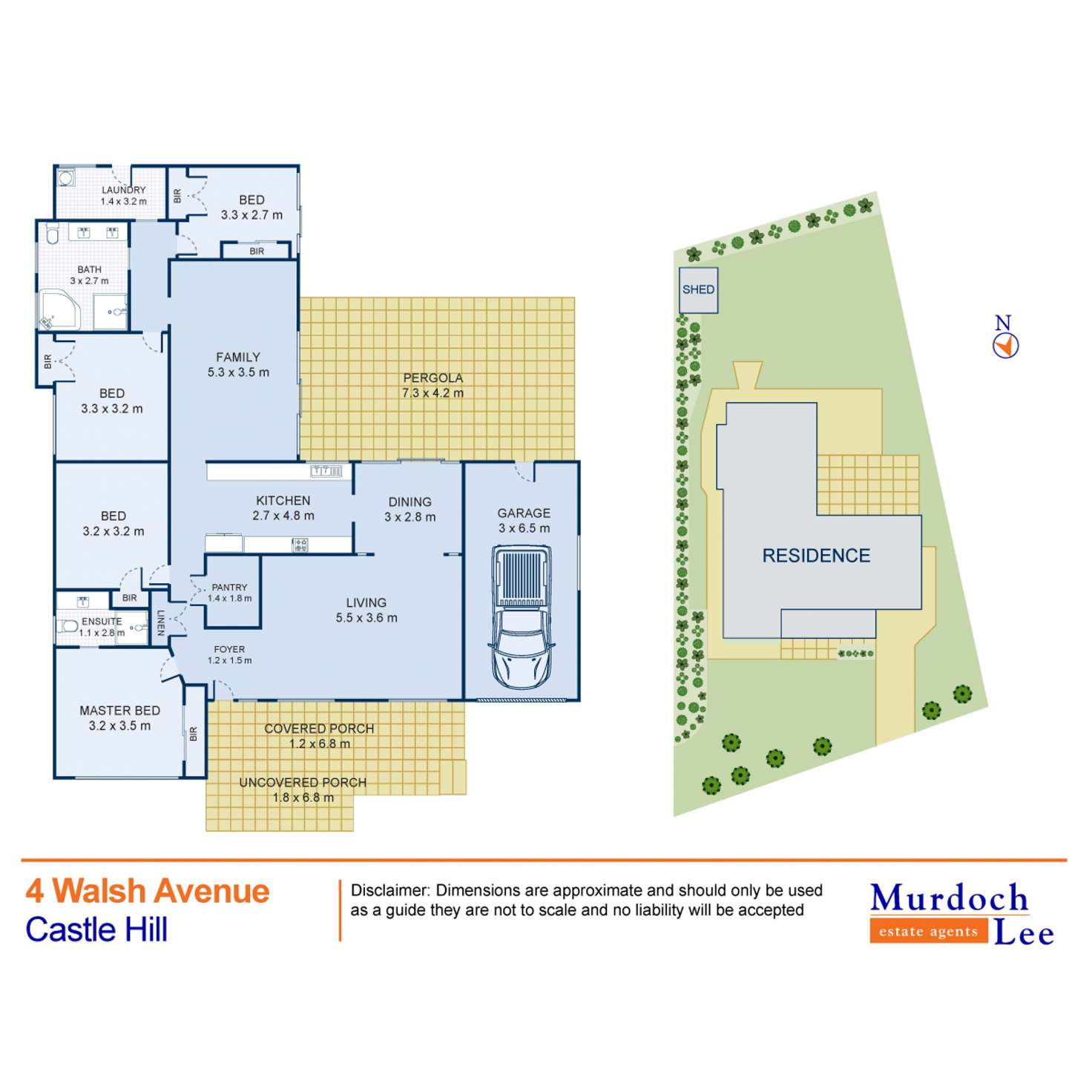 Floorplan of Homely house listing, 4 Walsh Avenue, Castle Hill NSW 2154
